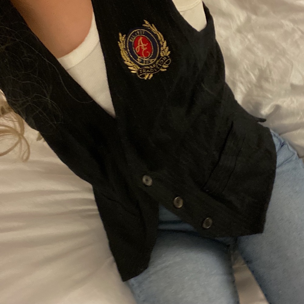 Pinstripe vest